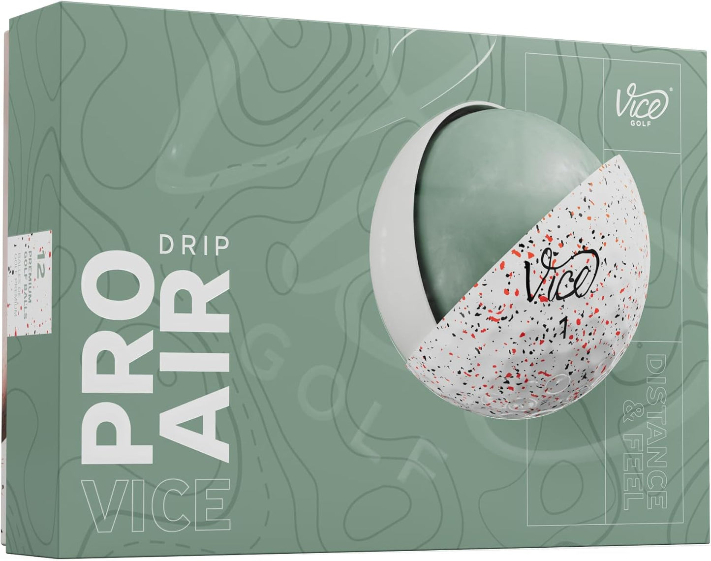 Enhanced Distance: Vice Pro Air Golf Balls