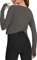 Bestisun Long Sleeve Cropped Tops for Women - Perfect for Yoga