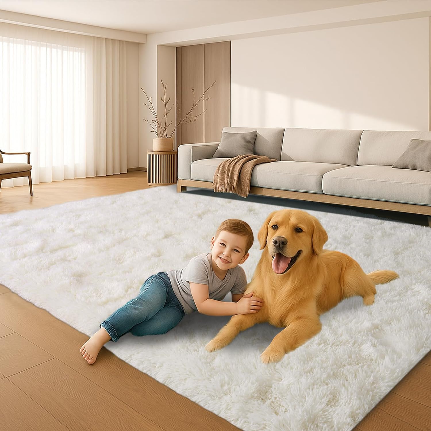 Ultra-Soft 6x9 Rugs for Living Room and Bedroom Decor