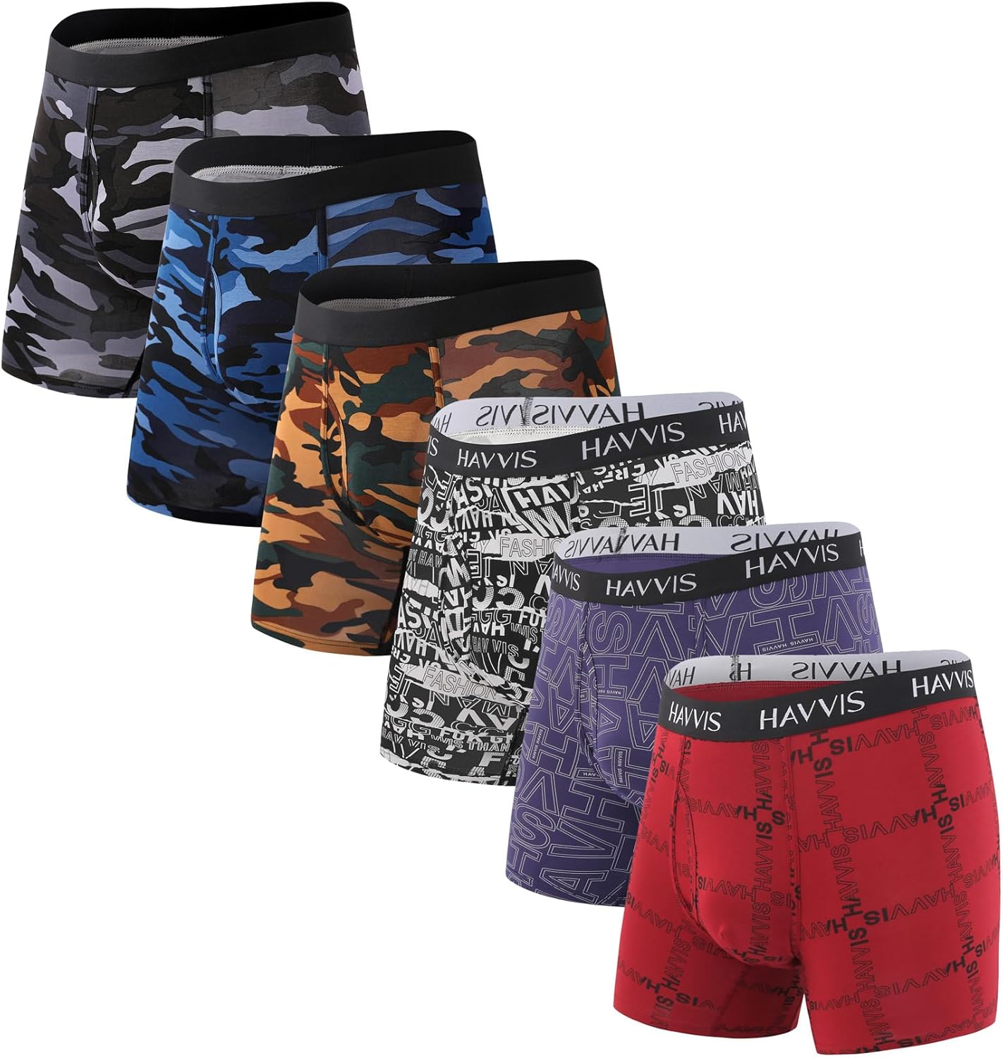 HAVVIS Men's Performance Boxer Briefs for Ultimate Comfort