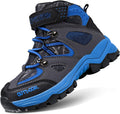 Boys Snow Boots Winter Waterproof Antiskid Hiking Boots - Safe Grip