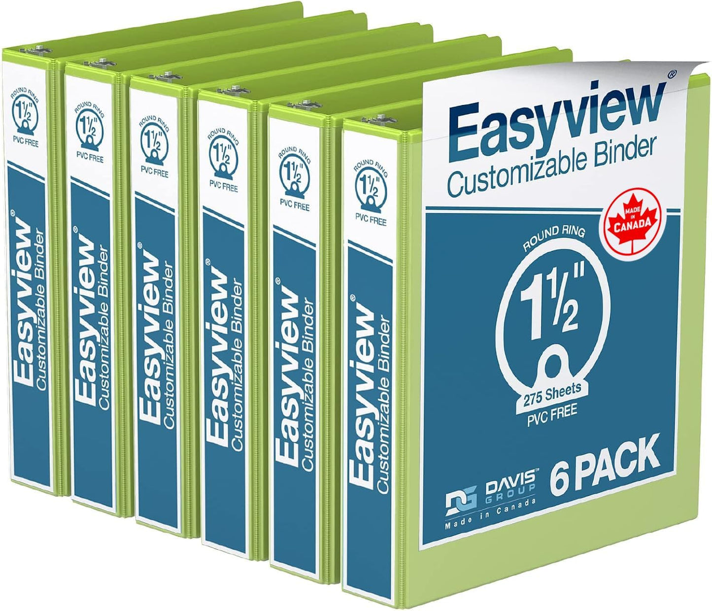 Easyview Premium 3-Ring Binders for School or Office Use