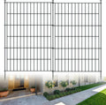 40in H 23.6ft Rustproof Garden Dog Fence - No Dig Panels