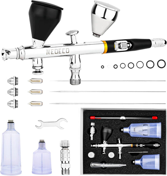 NEOECO SJ83 Airbrush with Self-Centring Nozzle for Precision