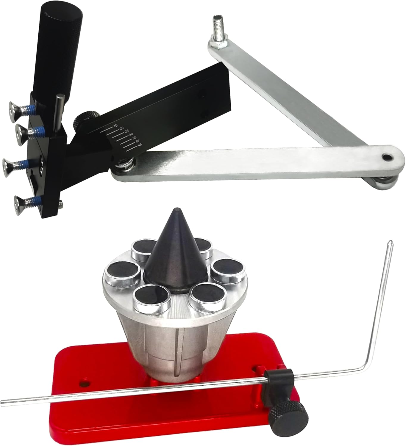 Improved Lawn Mower Blade Sharpener and Balancer for Efficiency