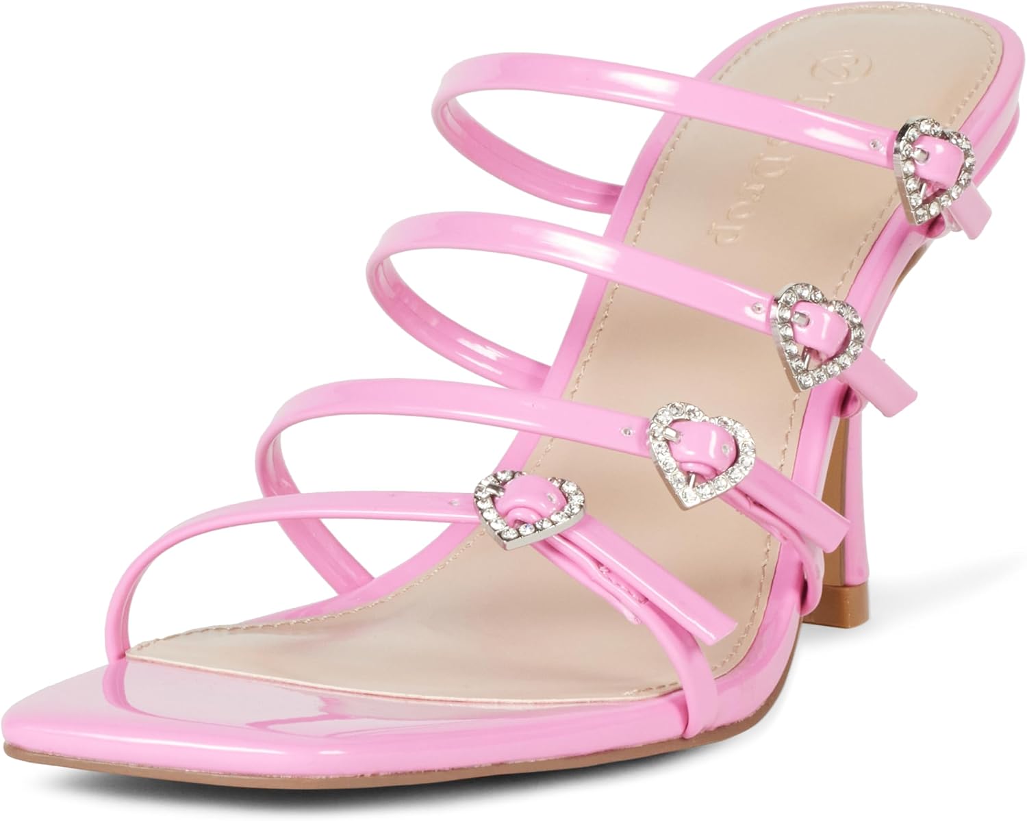 The Drop Women's Naomi Strappy Buckle Heeled Sandal Review