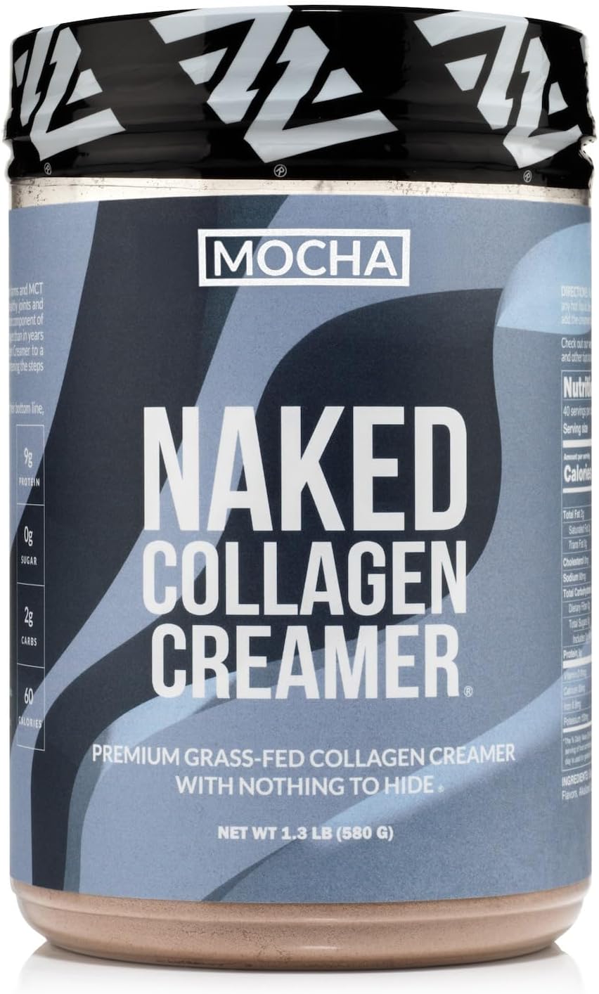 Naked Collagen Mocha Coffee Creamer for Healthy Skin and Hair