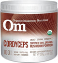 Om Organic Mushroom Superfood Cordyceps Powder - Energy & Endurance