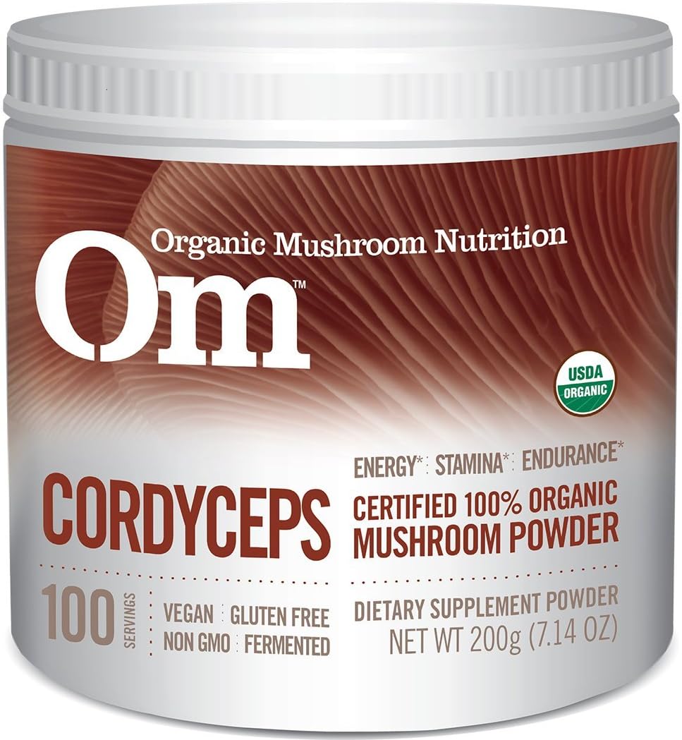 Om Mushroom Superfood Powder for Energy and Endurance Boost