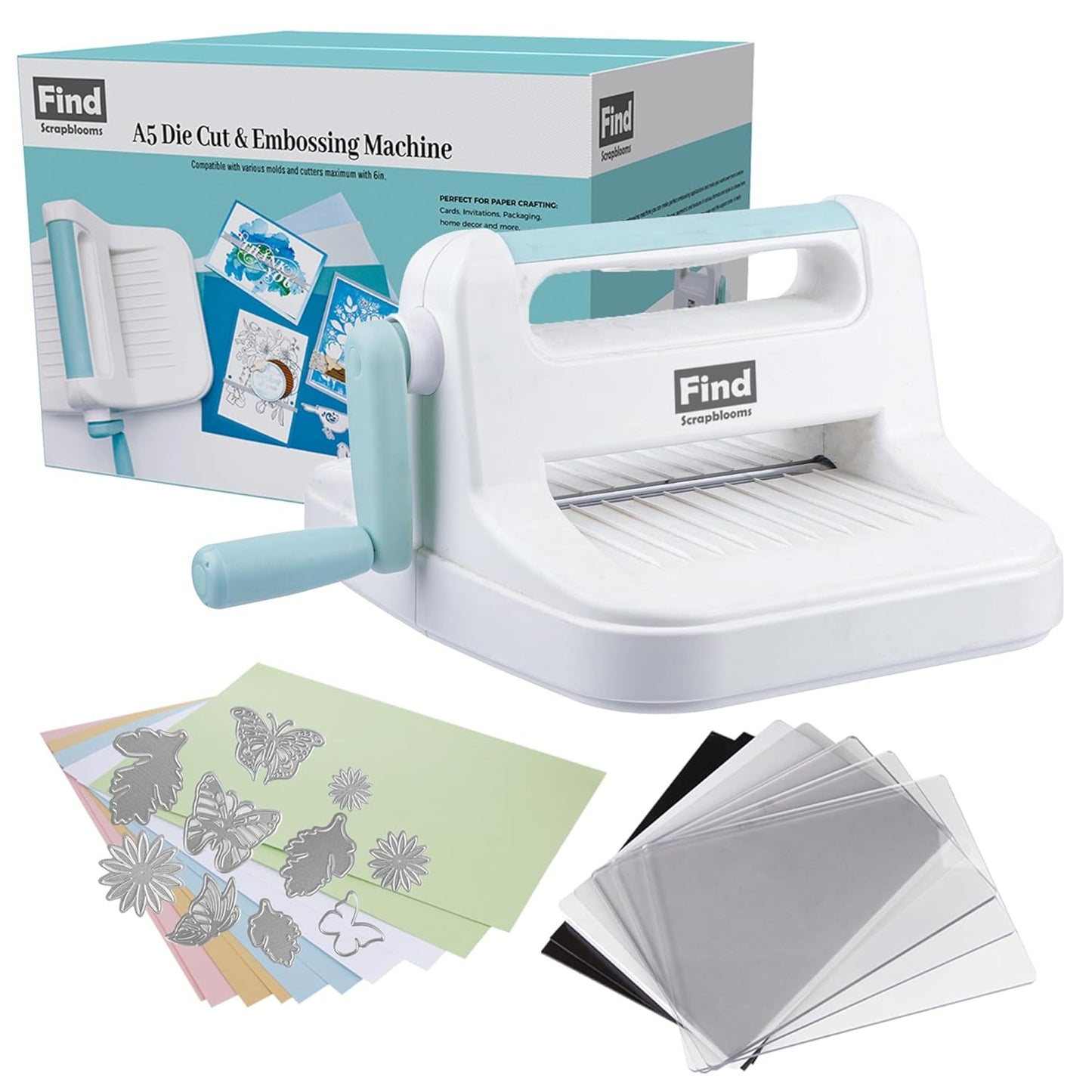 Manual Die Cutting Machine for Crafting with Embossing Features