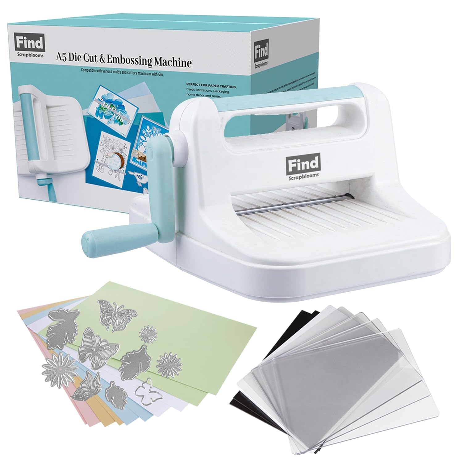 Manual Die Cutting Machine for Crafting with Embossing Features