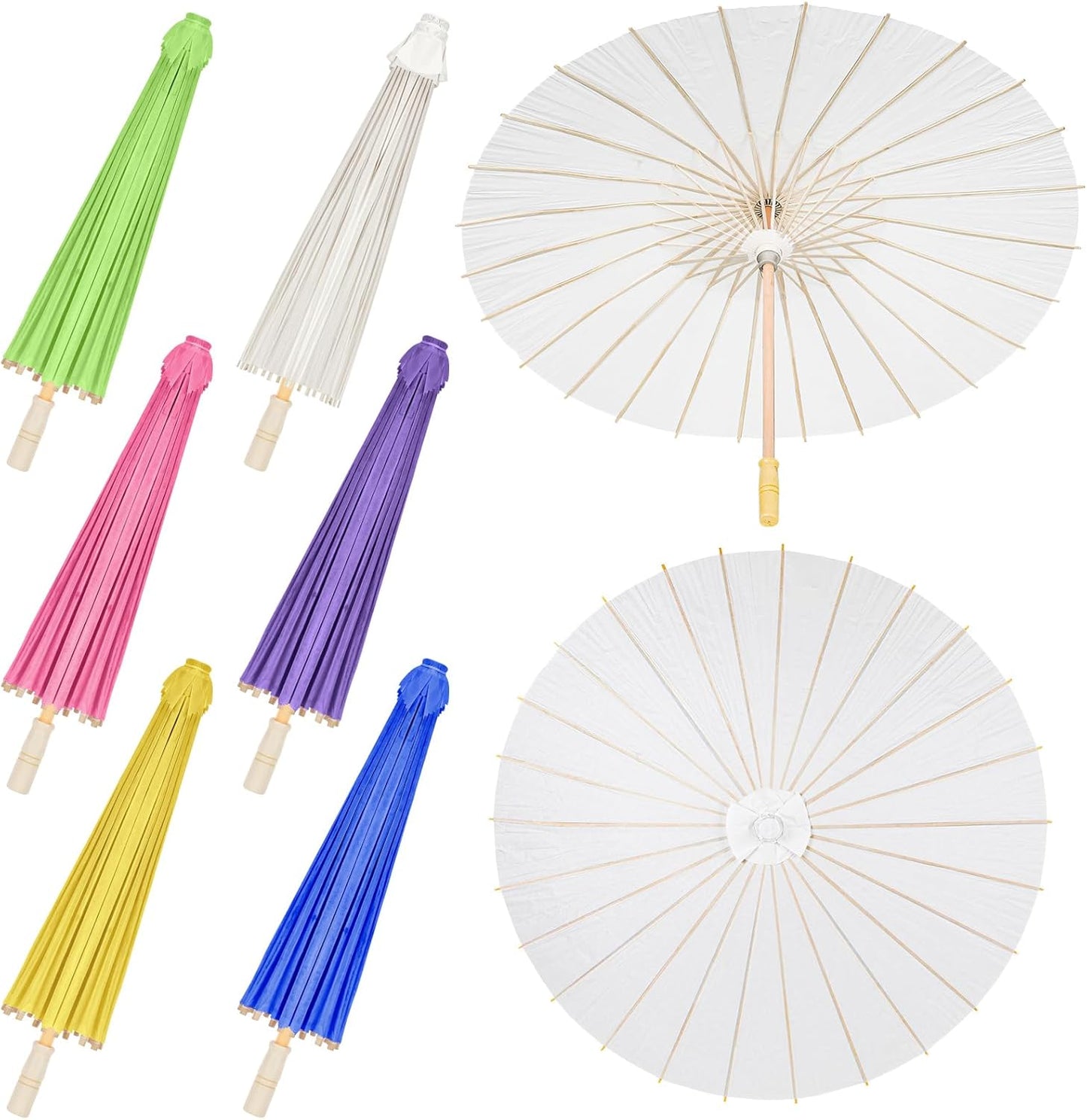33 Inch Paper Umbrellas for DIY Crafts and Wedding Decor
