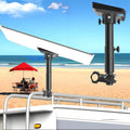 Starlink Gen 3 RV Ladder Mount - Stable Rail Clamp for RVs & Yachts