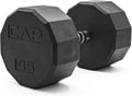45 lb Coated Hex Dumbbell - Solid Iron, Ergonomic Grip