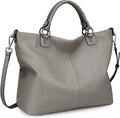 Kattee Women's Soft Leather Tote Bag - Spacious Everyday Satchel