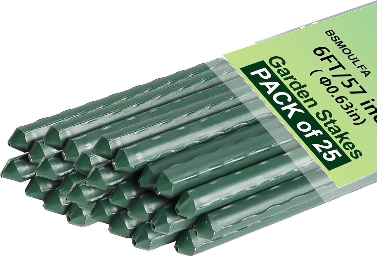 Durable 72 Inch Garden Stakes for Climbing Plants Support