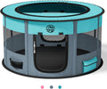 Playpen for Dogs 44in x 44in x 24in - Foldable Portable Pet Playpen