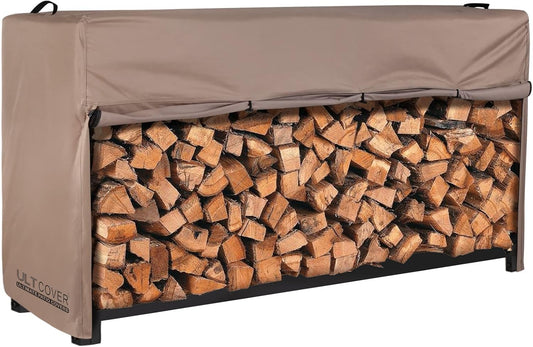 ULTCOVER Waterproof Firewood Racks Cover for 8 Feet Logs