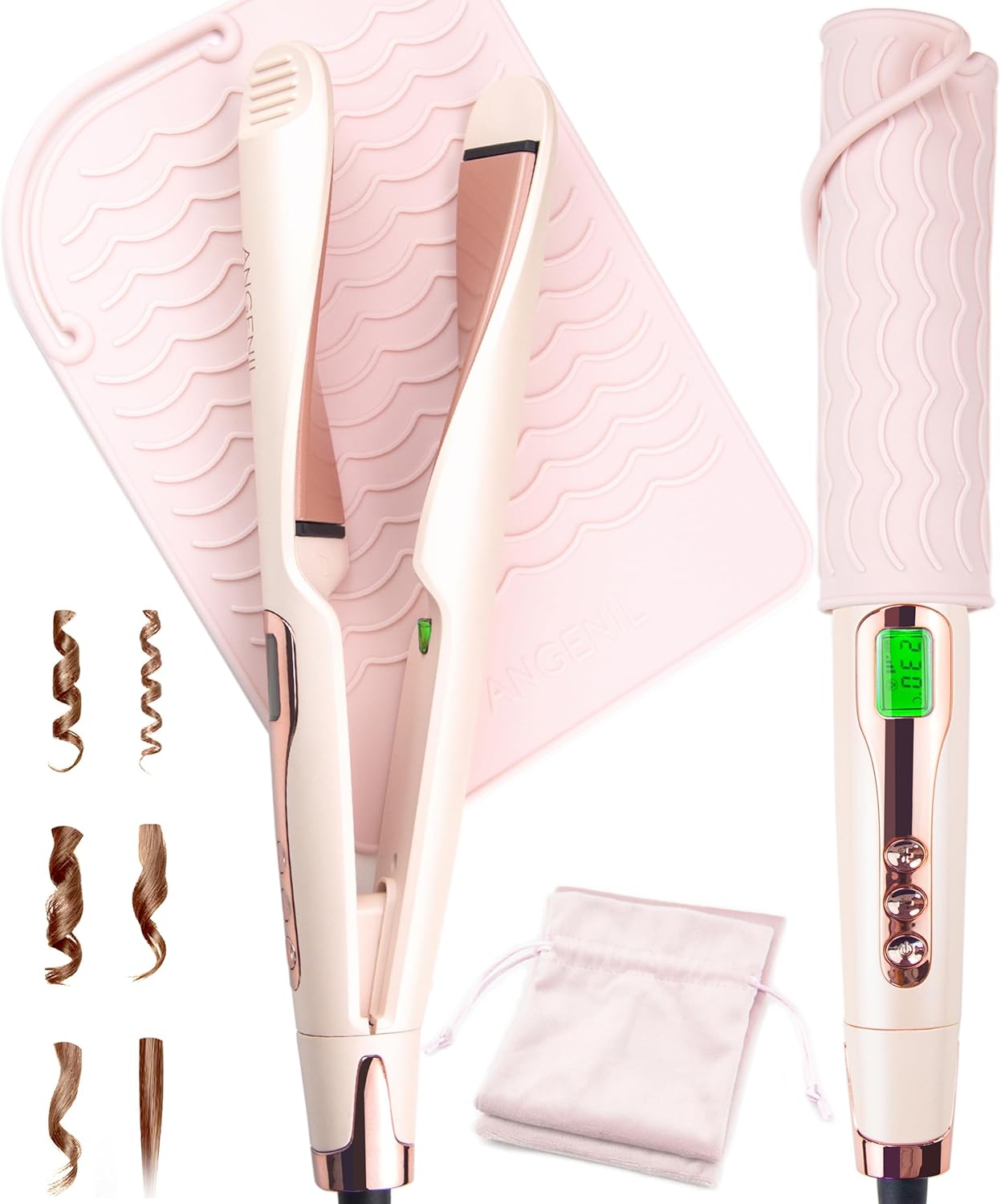 Pro Twist Flat Iron Hair Straightener for Effortless Styling
