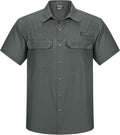 Outdoor Ventures Men's Lightweight Short Sleeve Fishing Shirt - Quick
