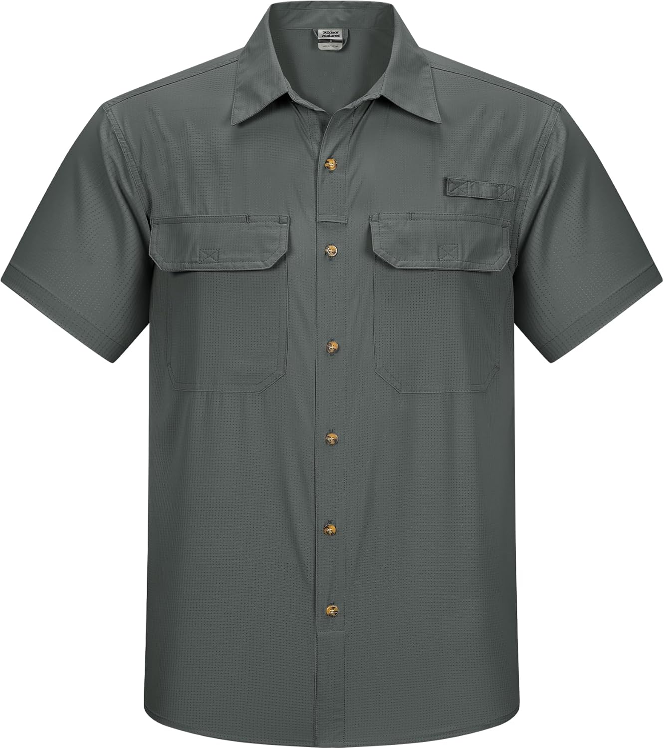Outdoor Ventures Men's Lightweight Fishing Shirt for Summer Fun