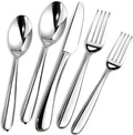 Heavy Duty Silverware Set for 12, 60 Piece Stainless Steel Flatware