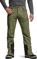 CQR Mens Softshell Fleece Lined Winter Hiking Pants (Style SS2G)