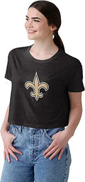 FOCO Men's NFL Team Logo Ladies Fashion Crop Top Shirt Review