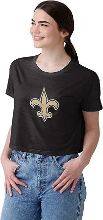 FOCO Men's NFL Team Logo Ladies Fashion Crop Top Shirt Review