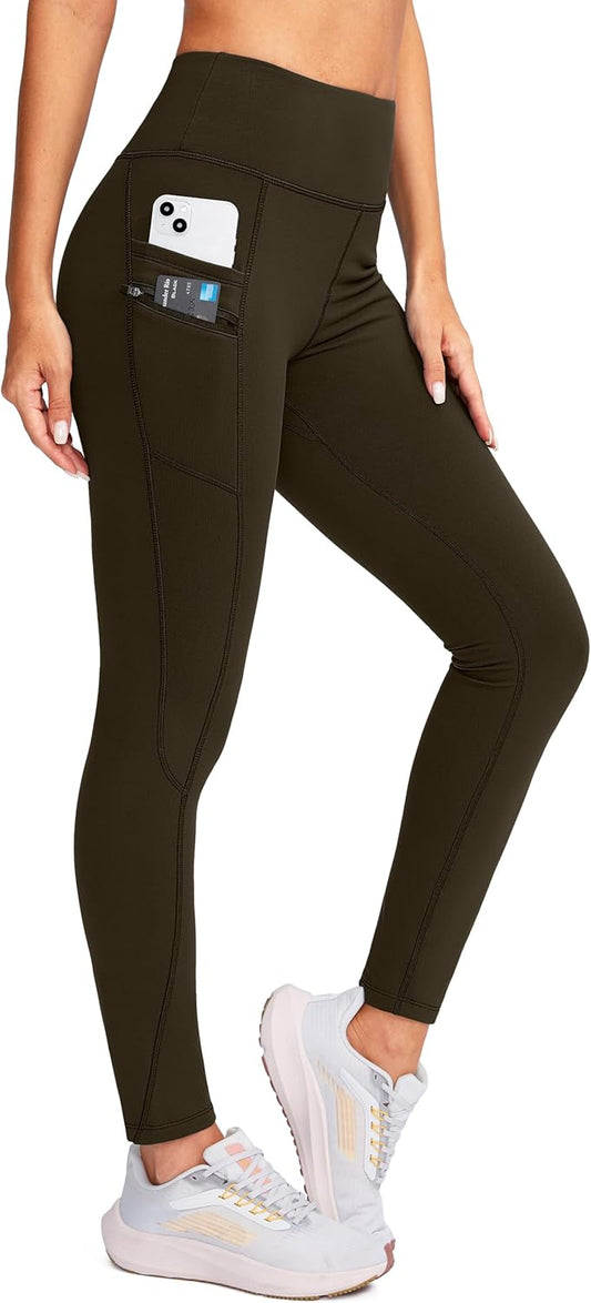 G Gradual Women's Fleece Lined Winter Leggings for Cold Weather