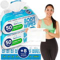 Dura Cleanse Body Wipes for Adults Bathing No Rinse - Extra Large 100
