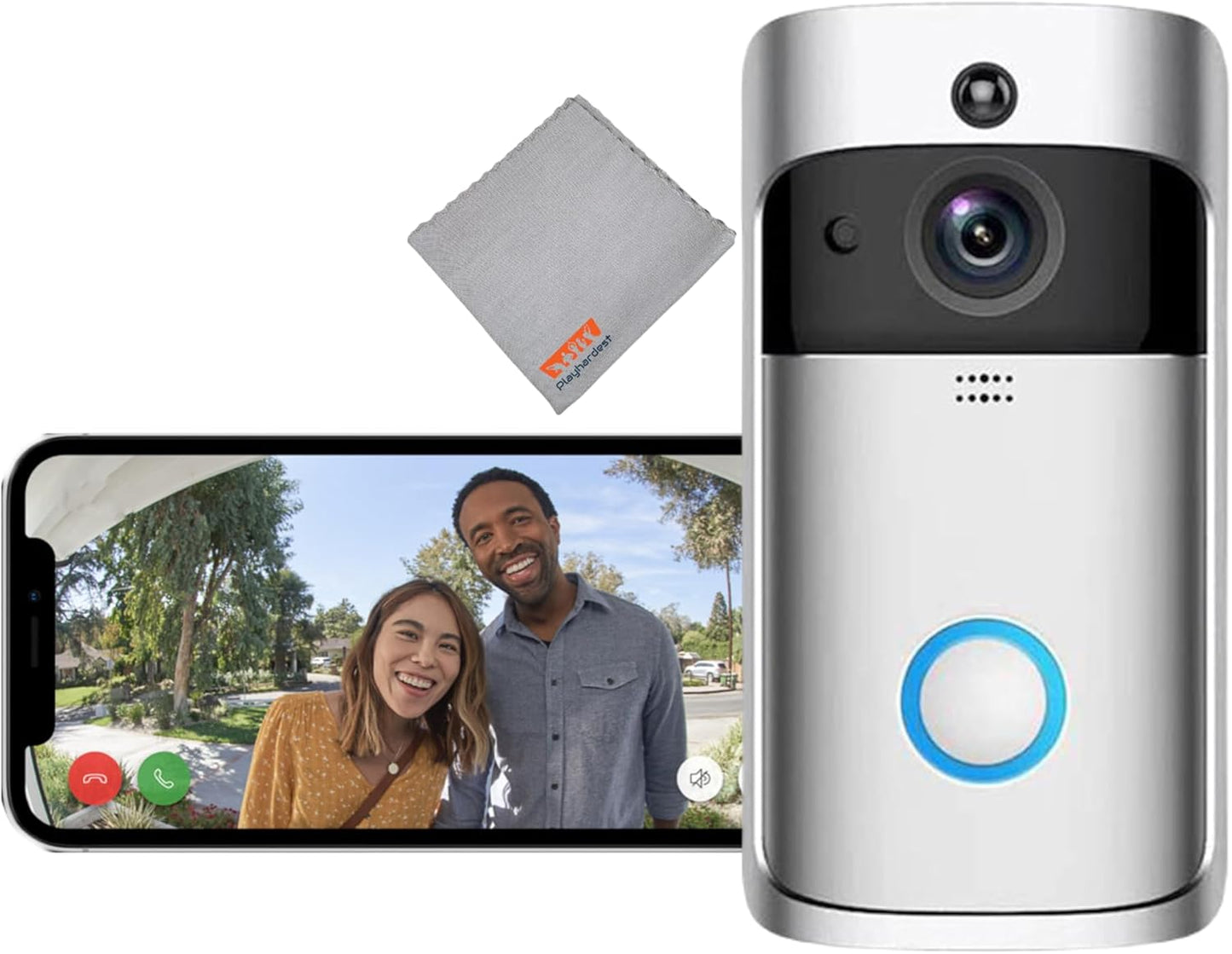 Ultimate Video Doorbell Pro 2 + Cleaning Cloth