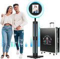 Portable Photo Booth Stand Shell with Flight Case - Compact iPad Photo