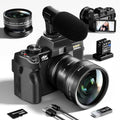 4K Digital Camera 48MP 60FPS Vlogging Camera - Flip Screen
