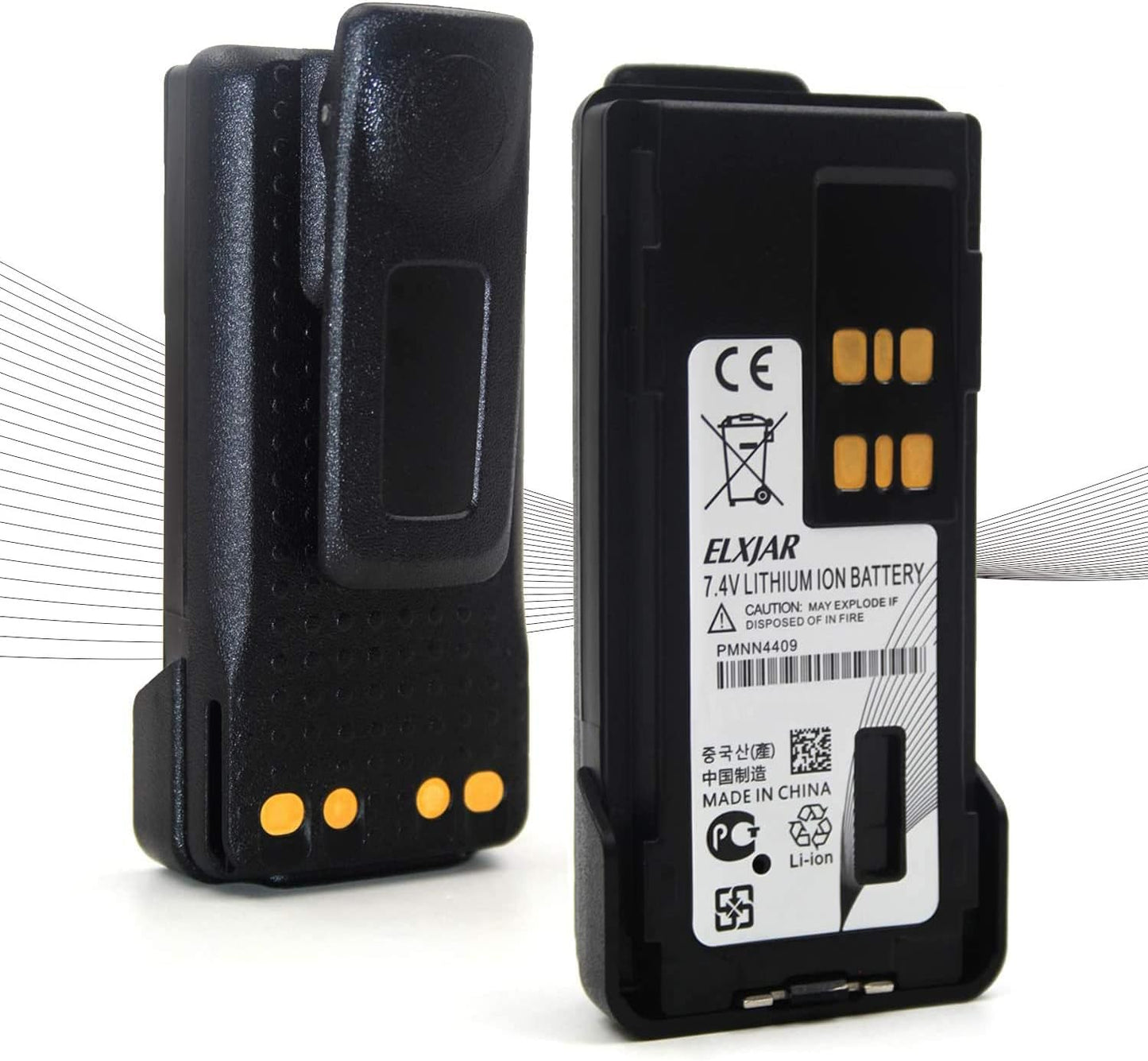 7.4V 3000mAh PMNN4409AR Two-Way Radio Battery Replacement