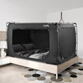 YAVIL Bed Tent: 70% Blackout Privacy & Portable Space