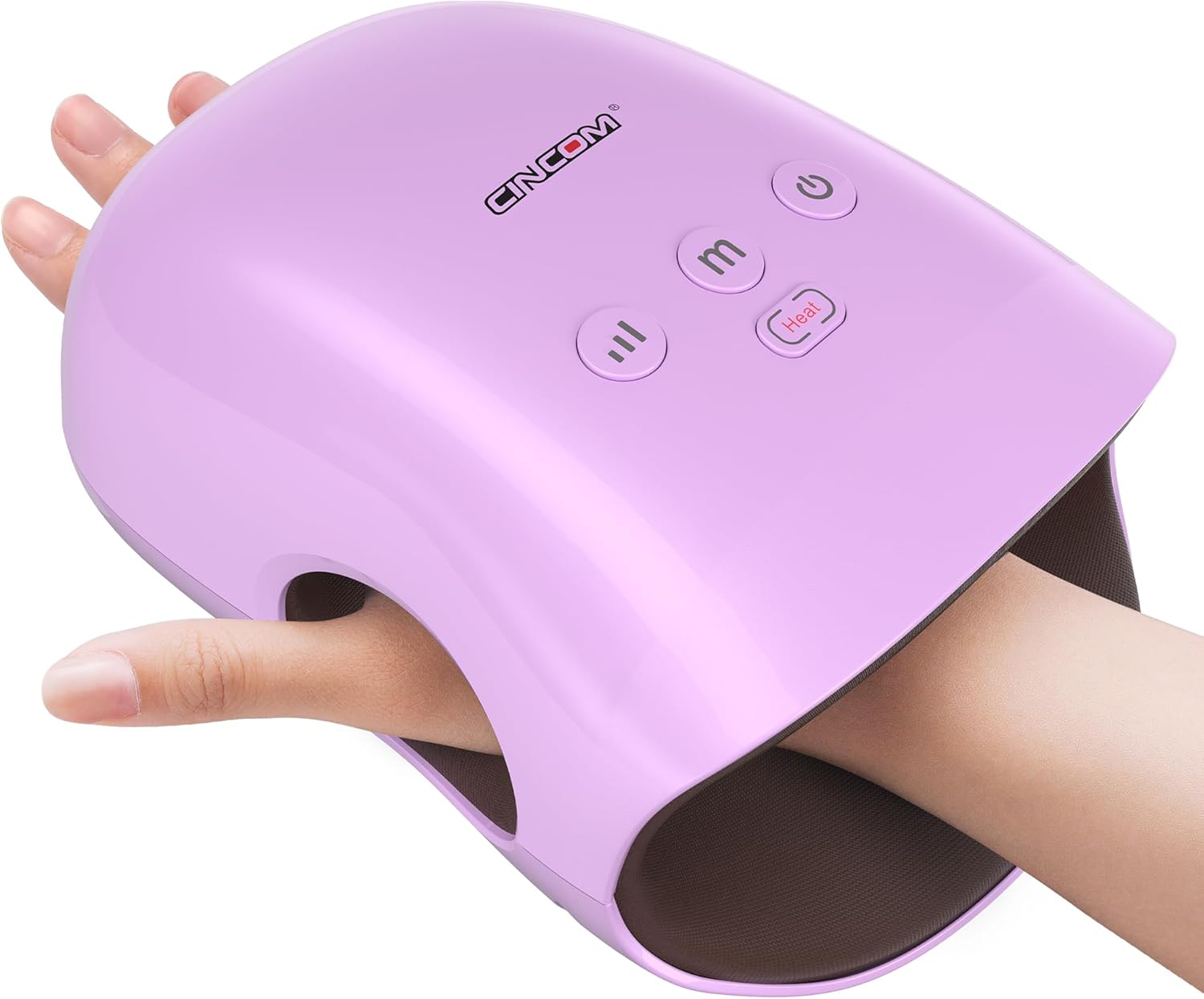 CINCOM Hand Massager with Heat and Compression for Relief