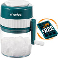 Ice Shaver and Snow Cone Machine - Portable Manual Ice Crusher