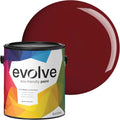 EVOLVE Paint & Primer Burgundy 1-Gallon - Low Odour, One-Coat Finish