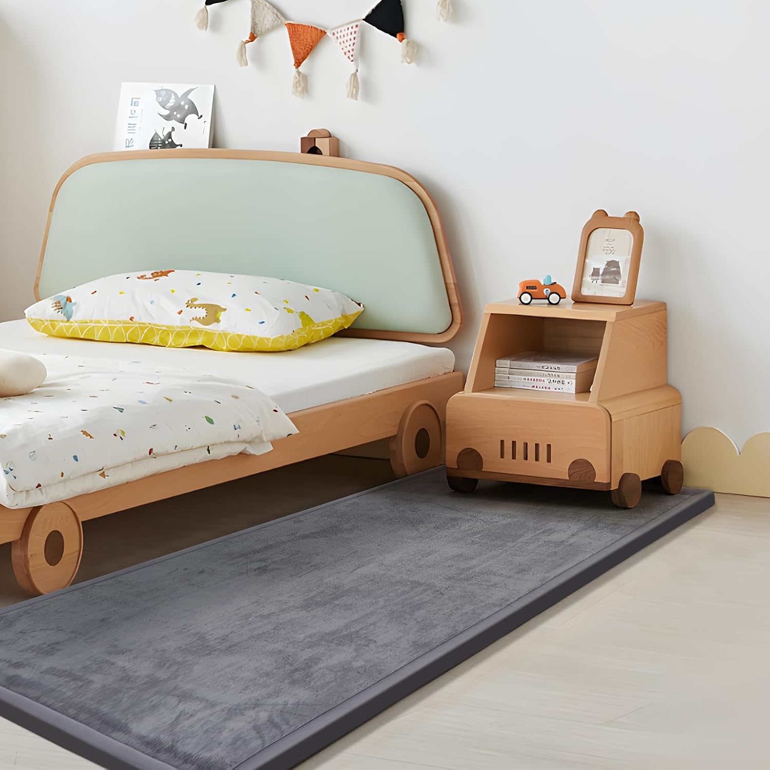 Play Mat for Babies Toddlers - Thick Elasti-Foam Cushion Mat