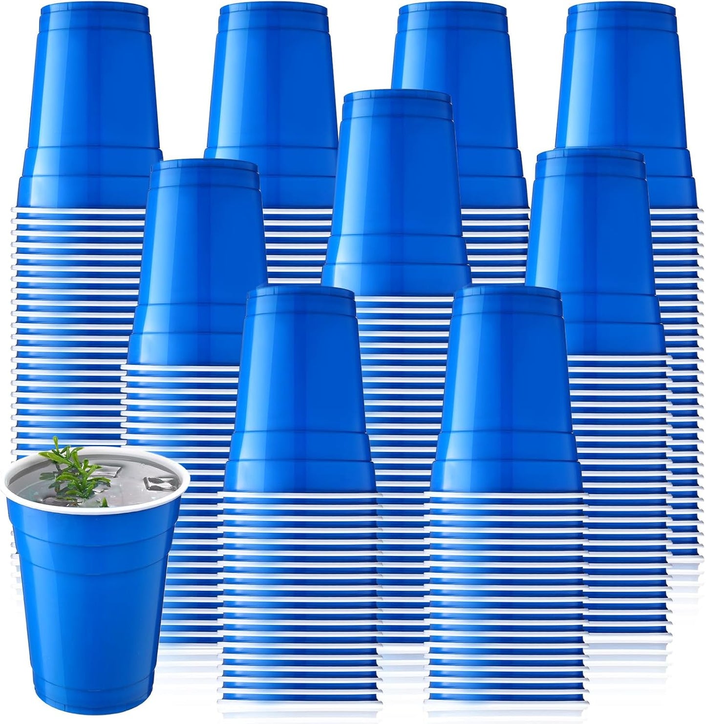 Zopeal 200 Count Heavy Duty Plastic Disposable Cups for Parties