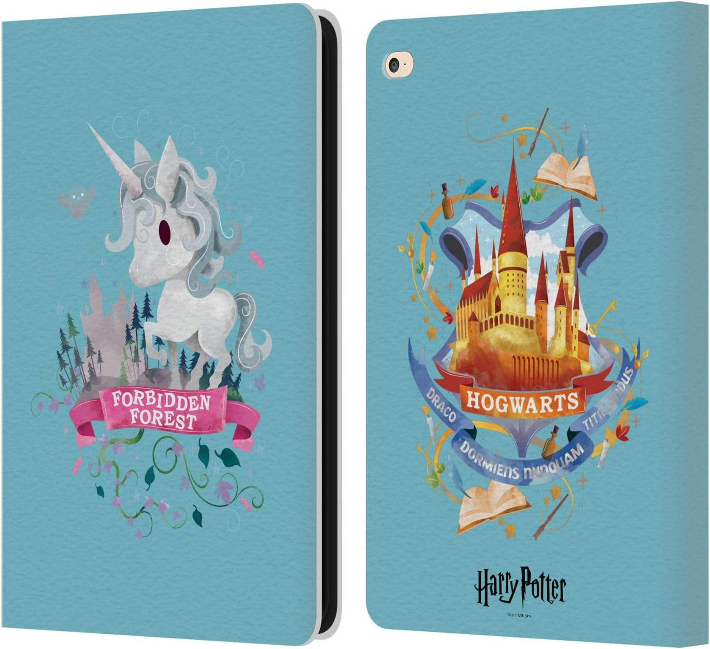Harry Potter Unicorn Deathly Hallows II Leather Wallet Case