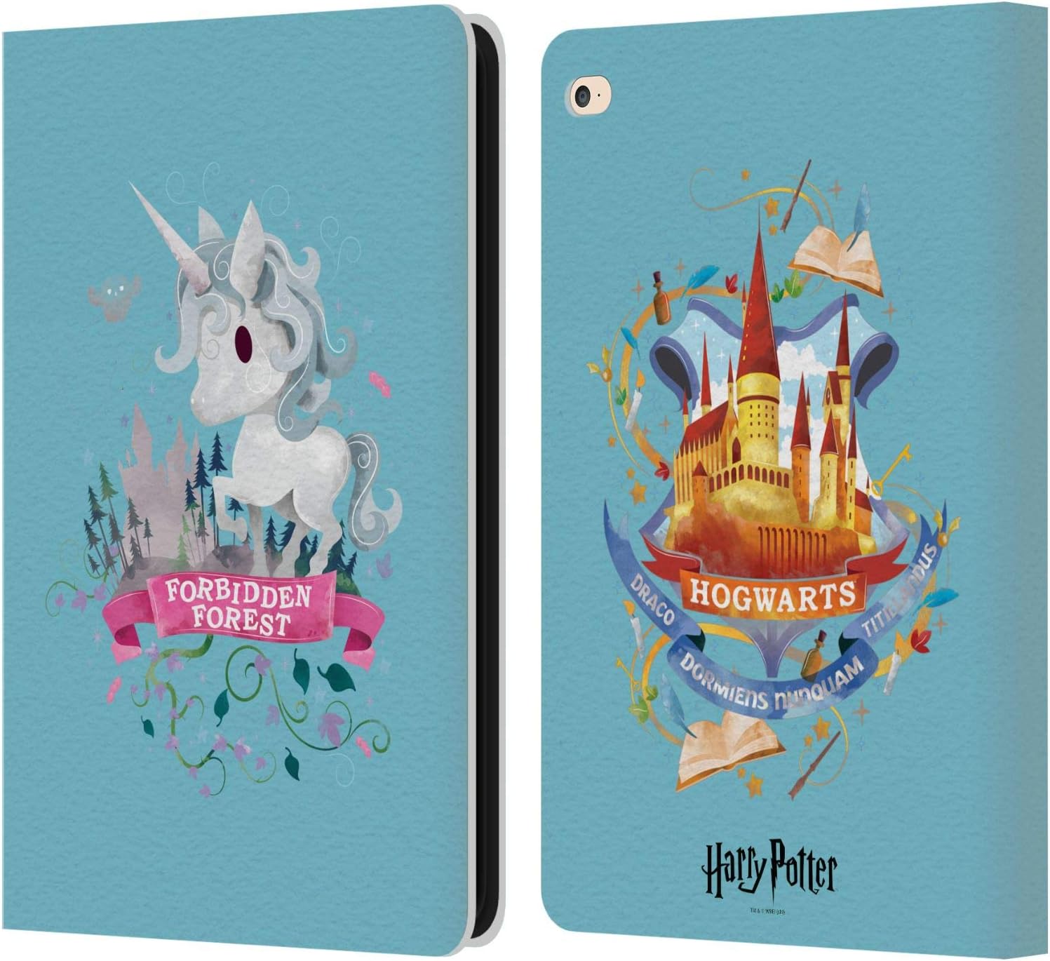 Harry Potter Unicorn Deathly Hallows II Leather Wallet Case