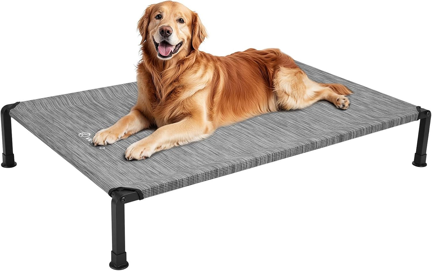Veehoo Heavy Duty Elevated Dog Bed for Indoor and Outdoor Use