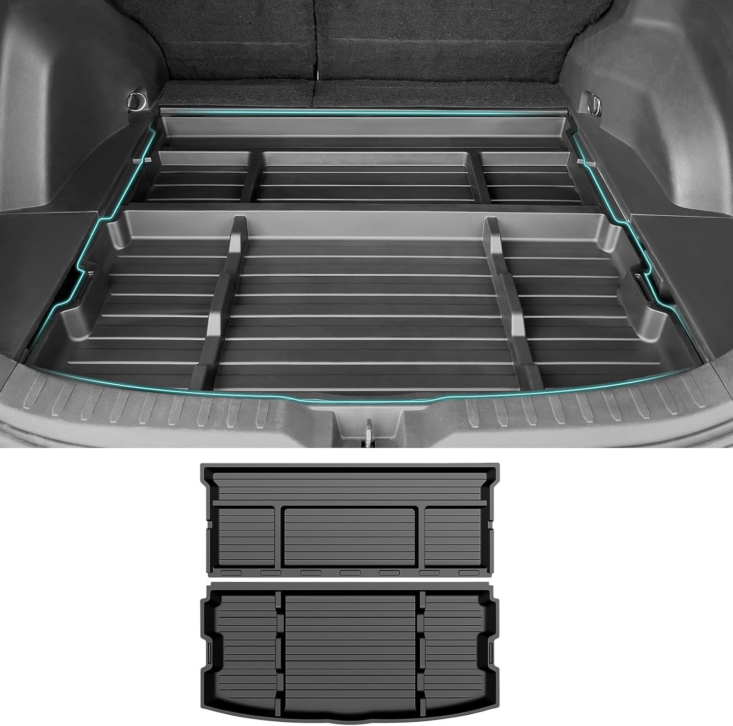 Hidden Trunk Organizer Tray for 2019-2025 Toyota RAV4 Models