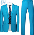 Mens Slim Fit 2 Piece Suit Size 38 - Slim Tuxedo for Prom & Business