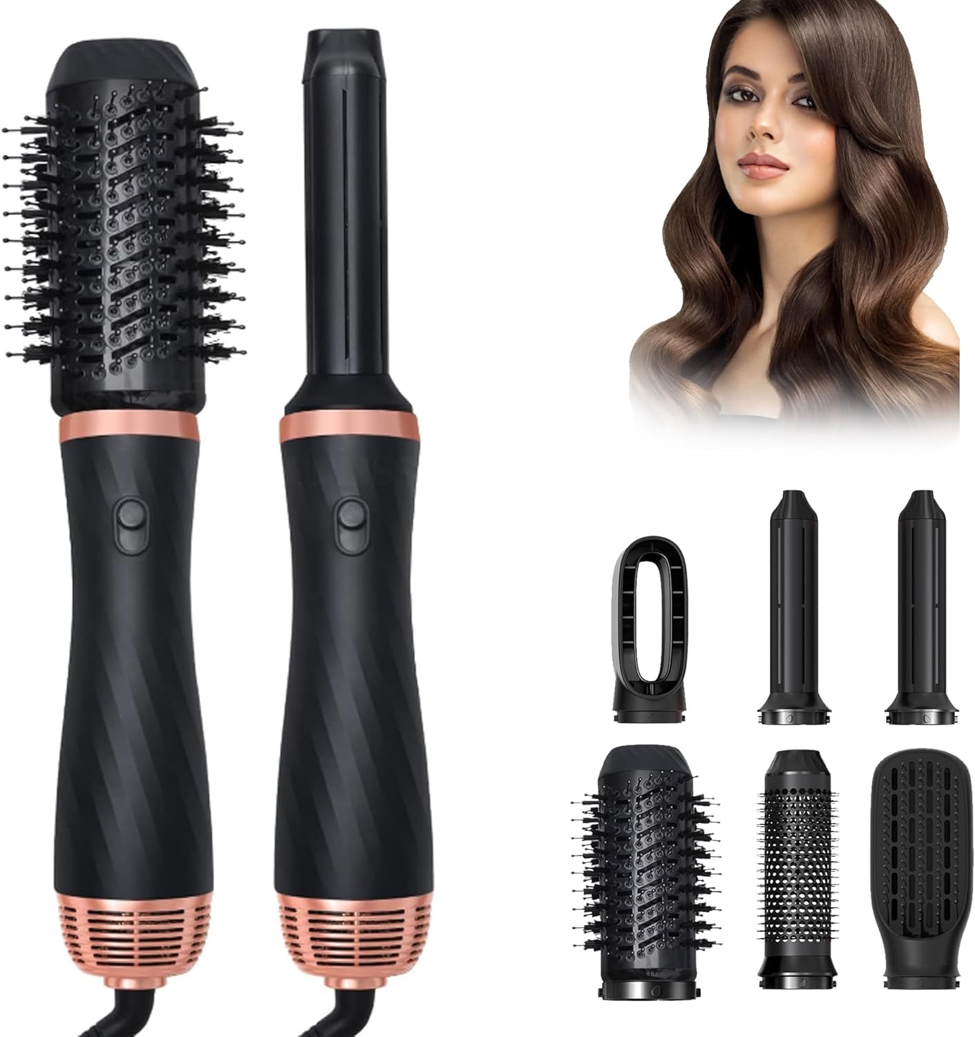 6-in-1 Hot Air Brush Set - Ecojia