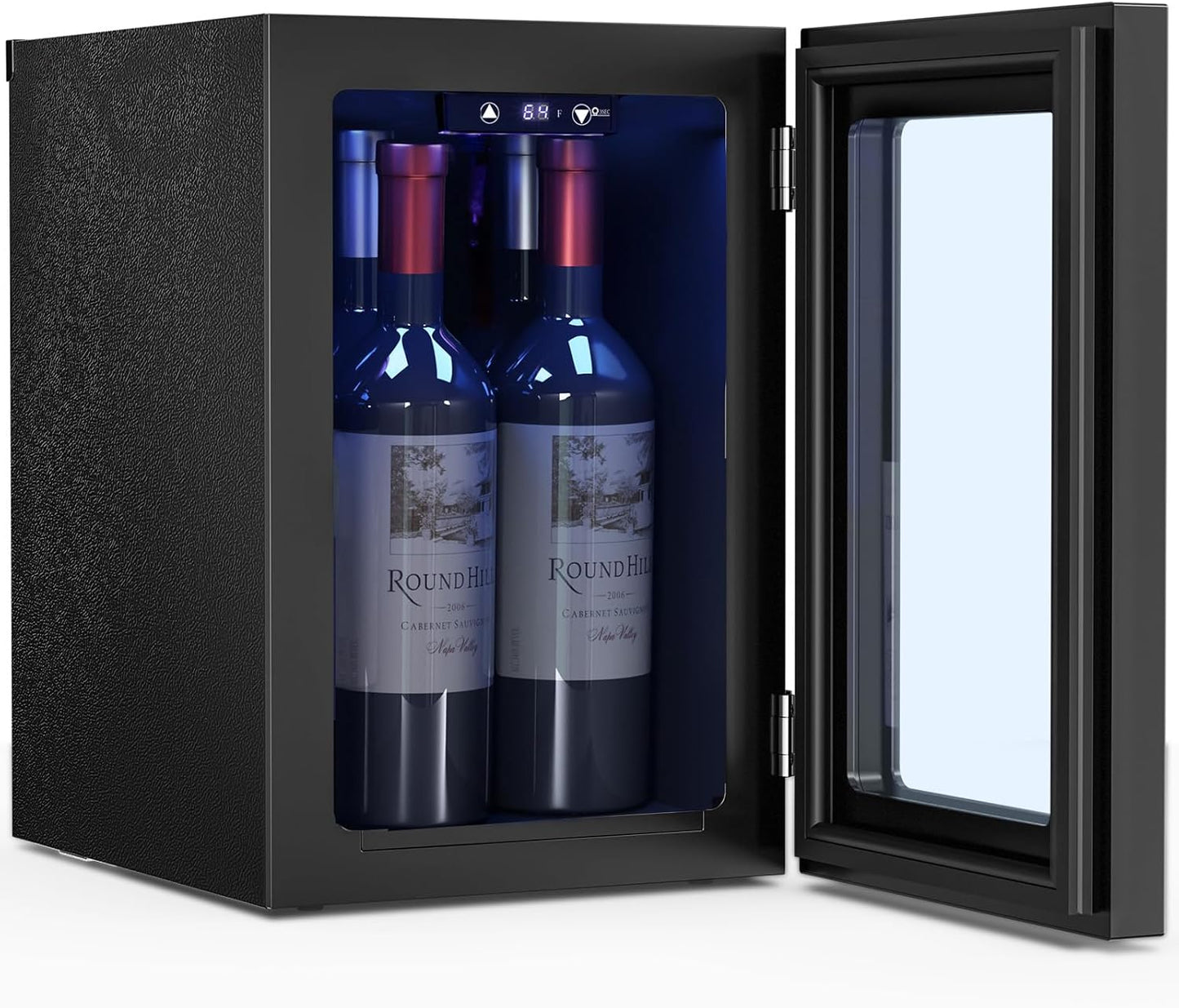 Antarctic Star 0.6Cu. Ft. Freestanding Wine Cellar Mini Fridge