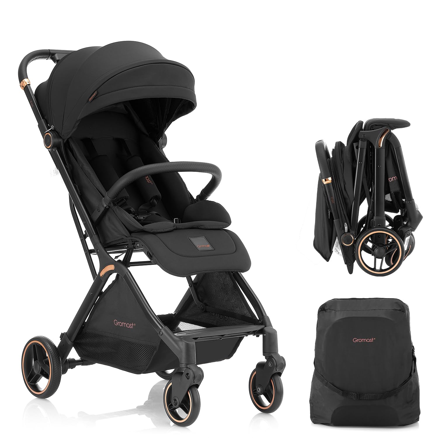 Gravity Folding Baby Stroller - Lightweight Travel Toddler Stroller