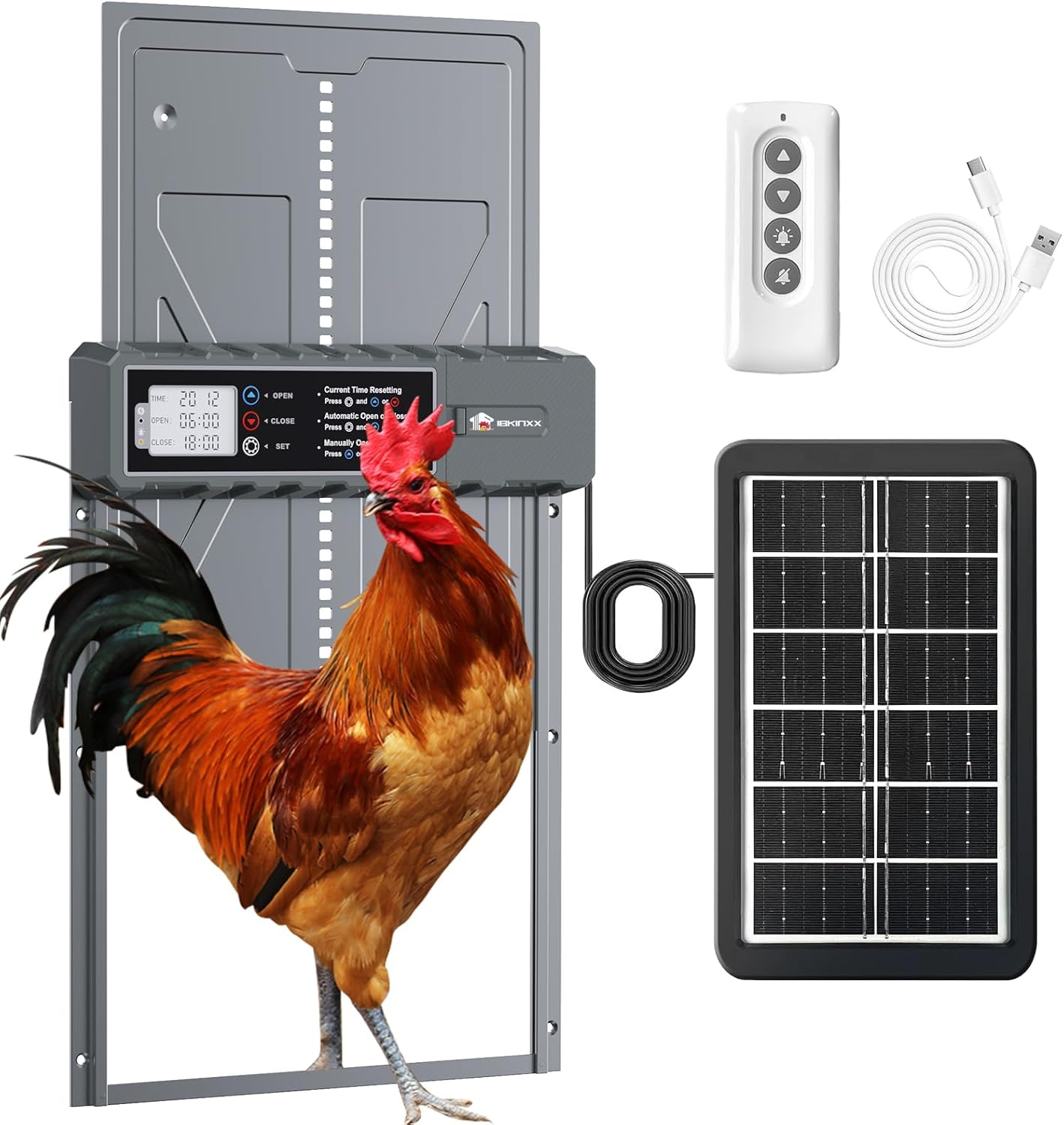 Automatic Chicken Coop Door with Timer and Remote Control